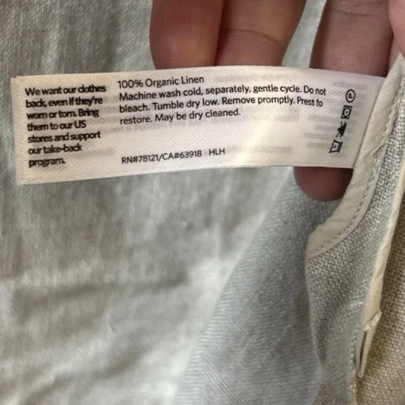 Eileen Fisher Beige Open-Front Linen Kimono Jacket - Picture 12 of 12